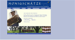 Desktop Screenshot of honigschaetze.de